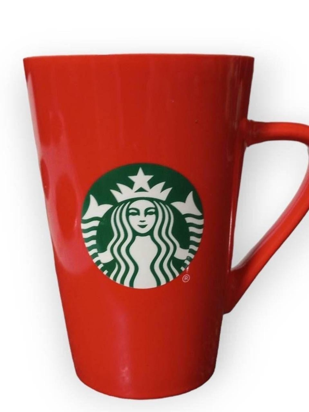 Starbucks Red Ceramic Logo Mug